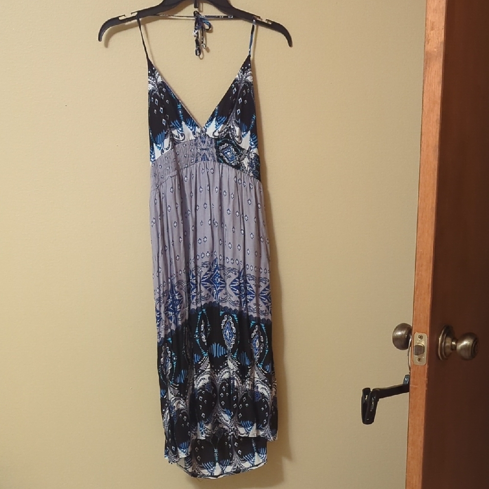 Paradis Miss Blue Maxi Sundress Sleeveless
